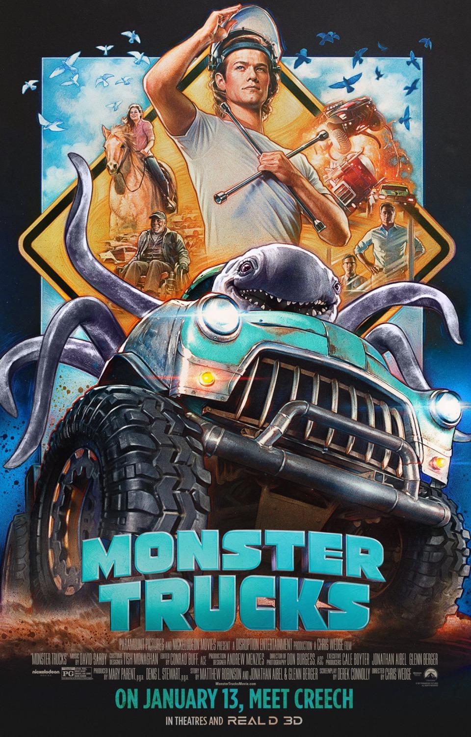 Monster Trucks Türkçe Dublaj izle